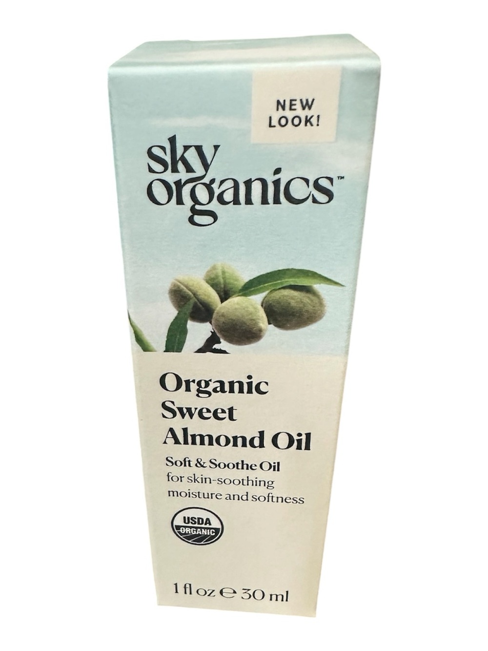 Sky Organics Organic Sweet Almond Oil - for your skin or hair Amazing 1 fl oz